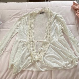 White Sweater/ Cardigan